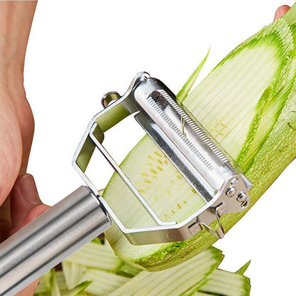Edelstahl Gemüseschäler Julienne-Schneider Scharf