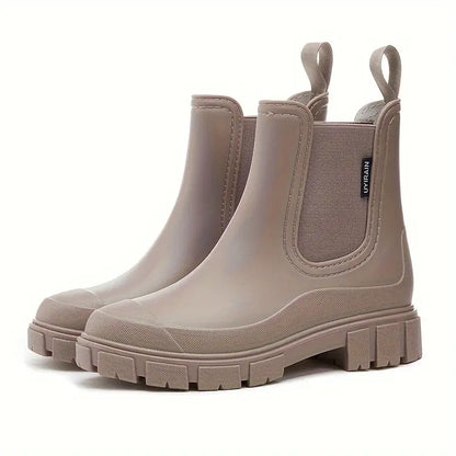 Damen Chelsea Boots Robust Schwarz - Norvielle