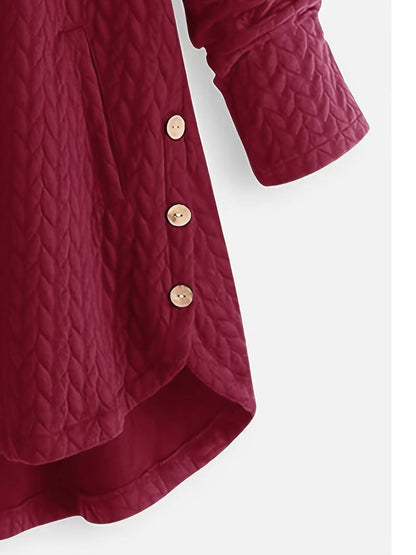 Norvielle Damen Wintermantel Bequem Warm