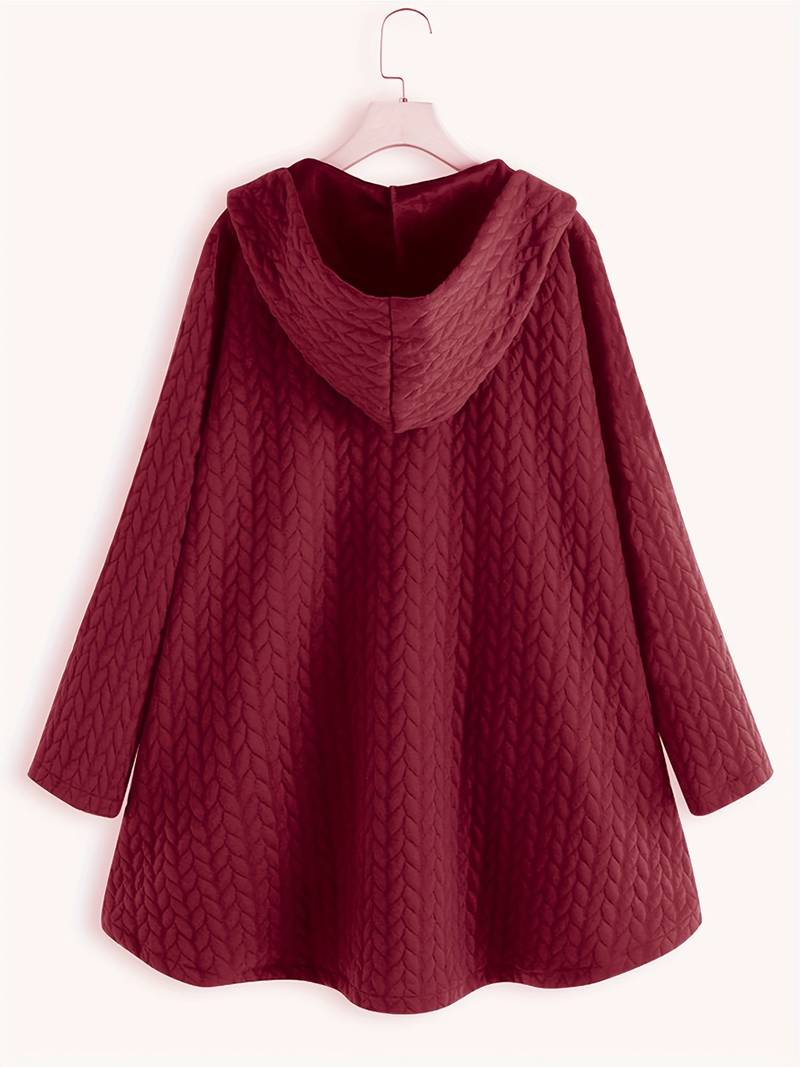 Norvielle Damen Wintermantel Bequem Warm