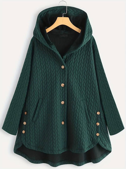 Norvielle Damen Wintermantel Bequem Warm