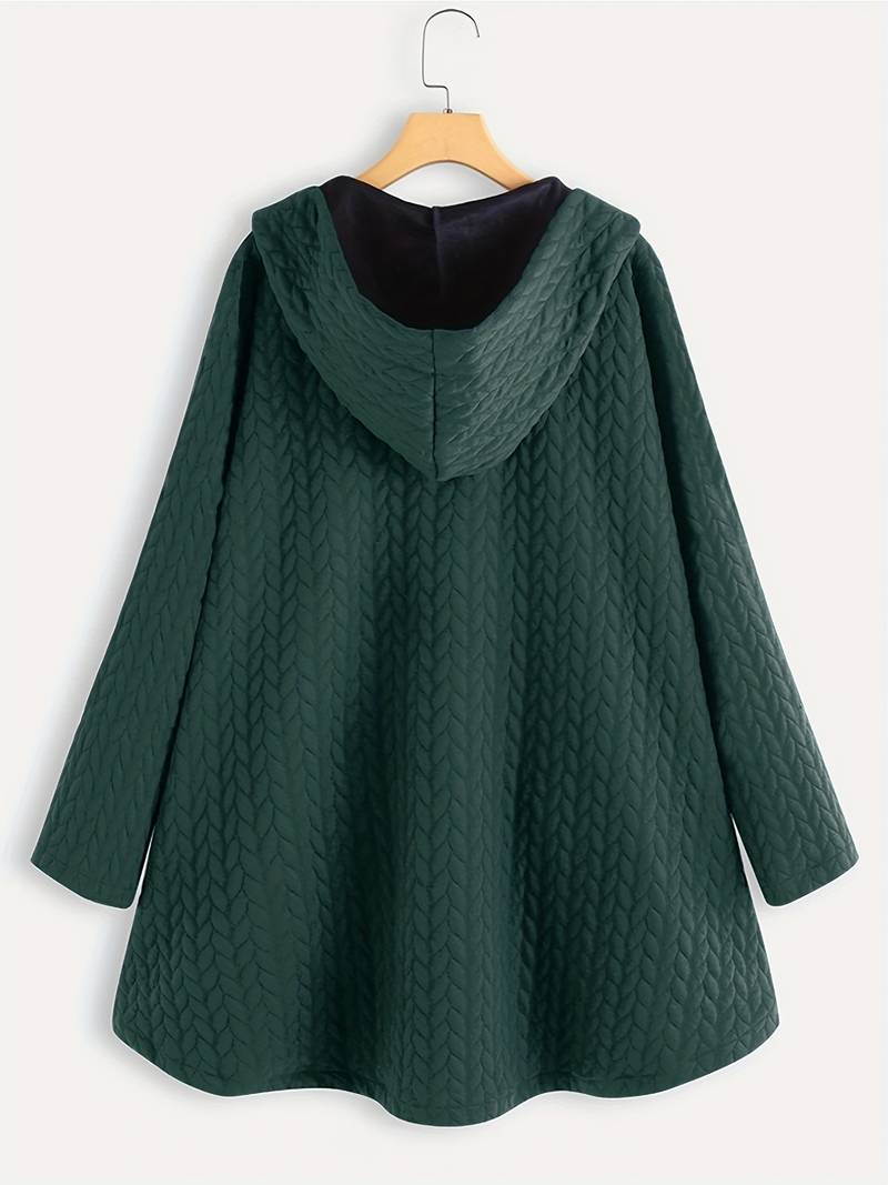 Norvielle Damen Wintermantel Bequem Warm