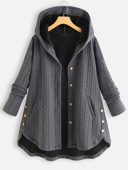 Norvielle Damen Wintermantel Bequem Warm
