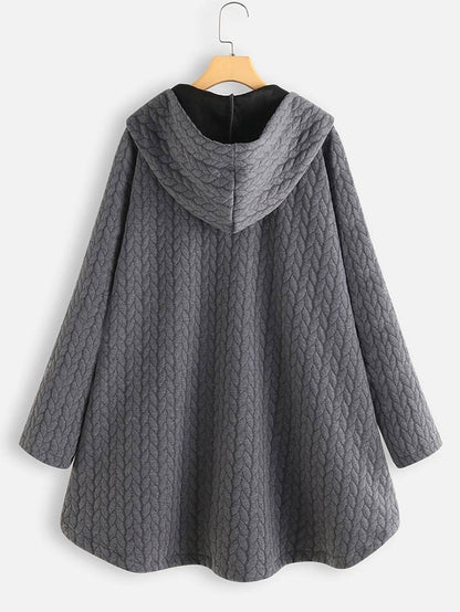 Norvielle Damen Wintermantel Bequem Warm