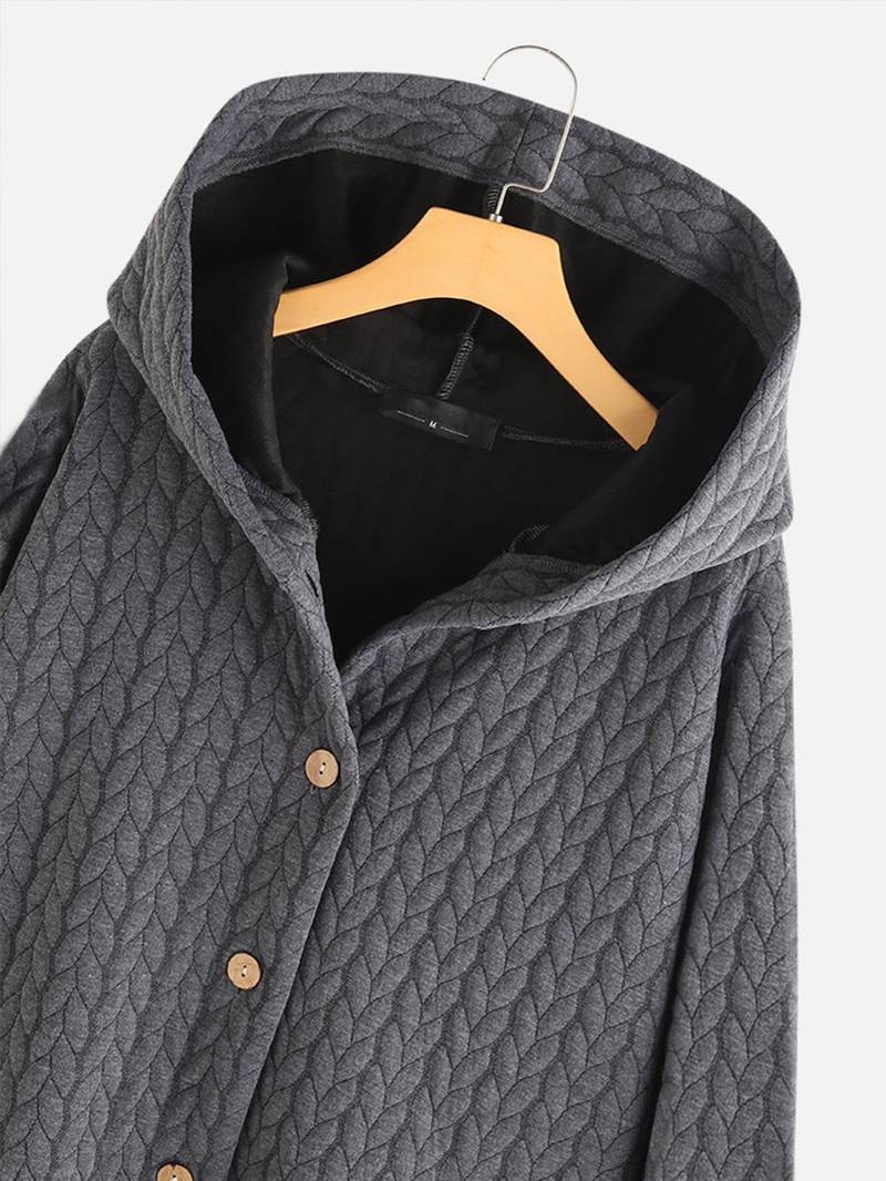Norvielle Damen Wintermantel Bequem Warm