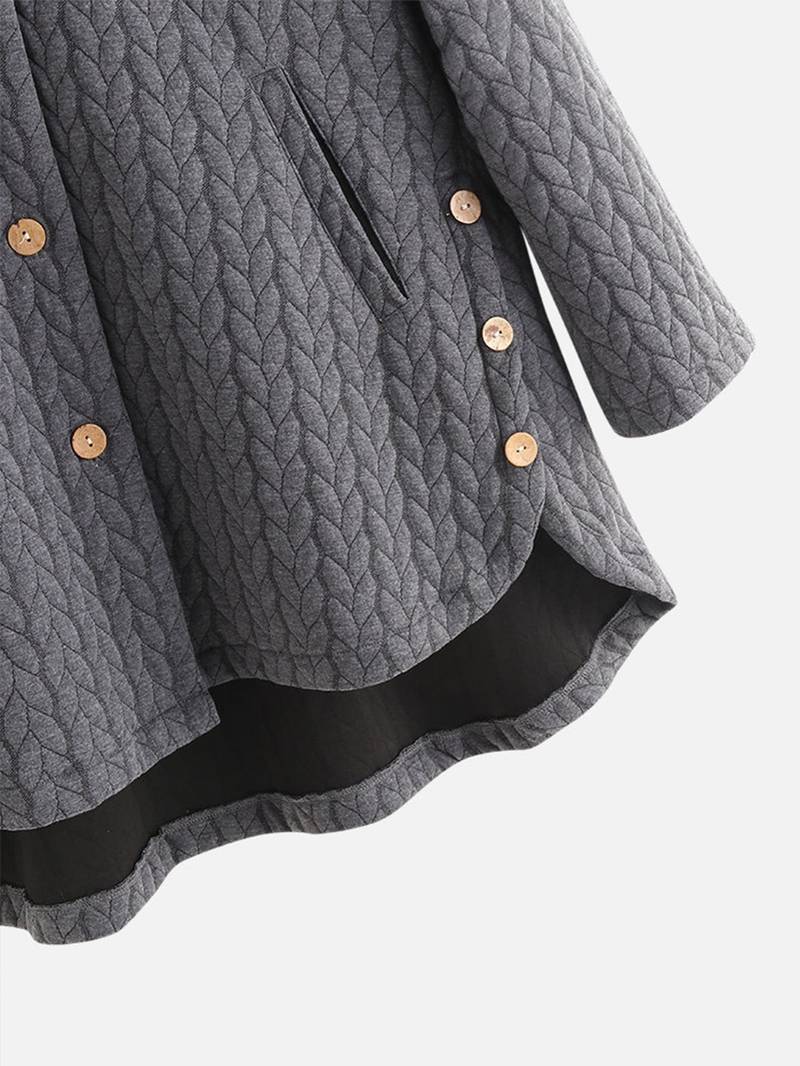 Norvielle Damen Wintermantel Bequem Warm