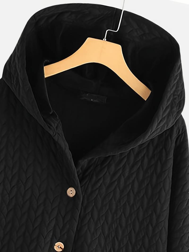 Norvielle Damen Wintermantel Bequem Warm