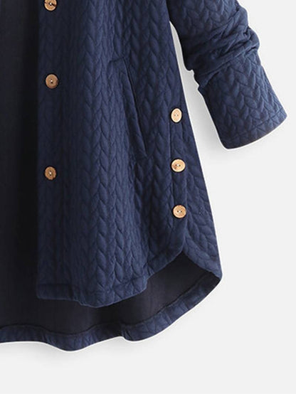 Norvielle Damen Wintermantel Bequem Warm