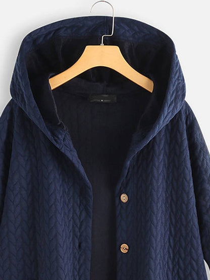 Norvielle Damen Wintermantel Bequem Warm