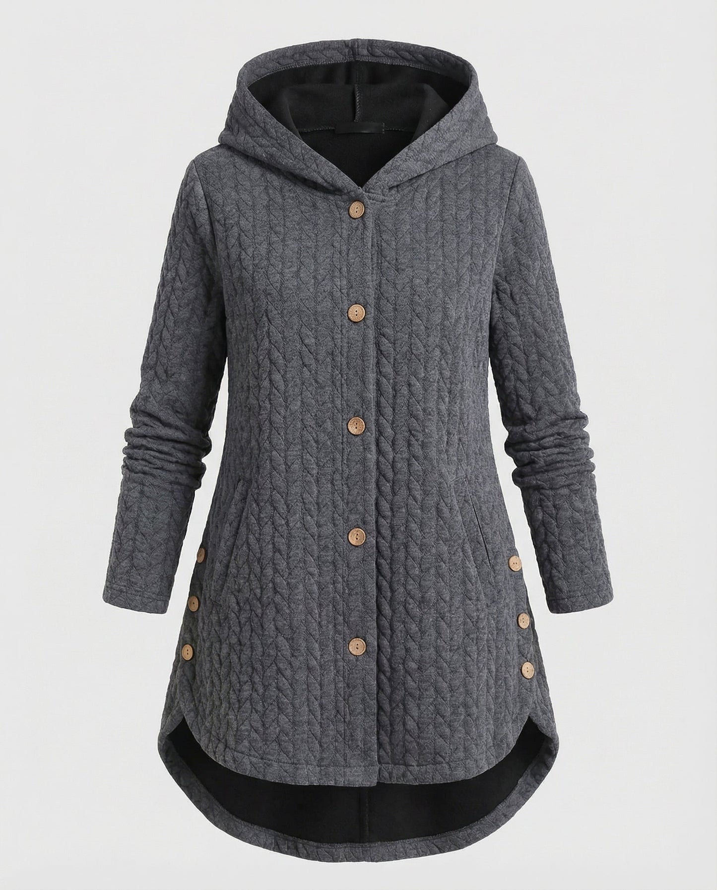 Damen Winterjacke Rotwein isoliert