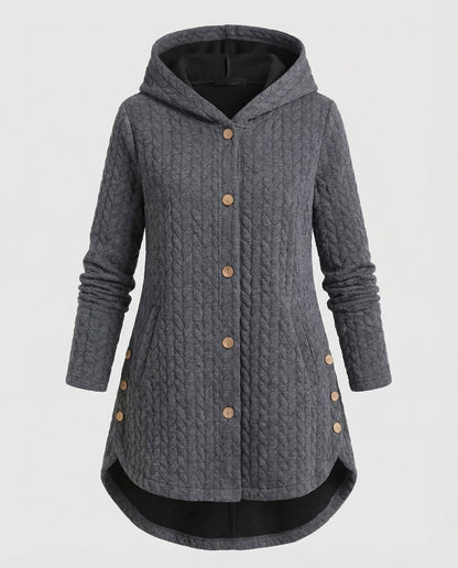 Damen Winterjacke Rotwein isoliert
