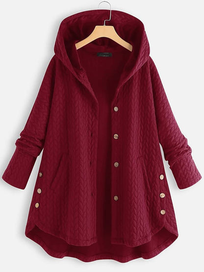 Norvielle Damen Wintermantel Bequem Warm