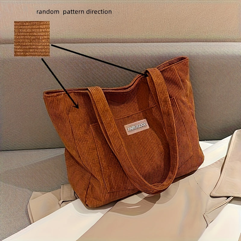 Norvielle Damen Cordtasche Elegantes Design