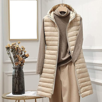 Norvielle Damen Daunenjacke Mit Kapuze
