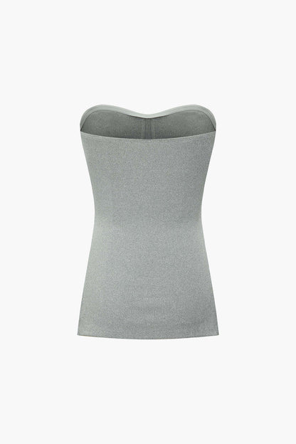 Damen Zweiteiler-Set Bustier- und Shorts Elegantes Design