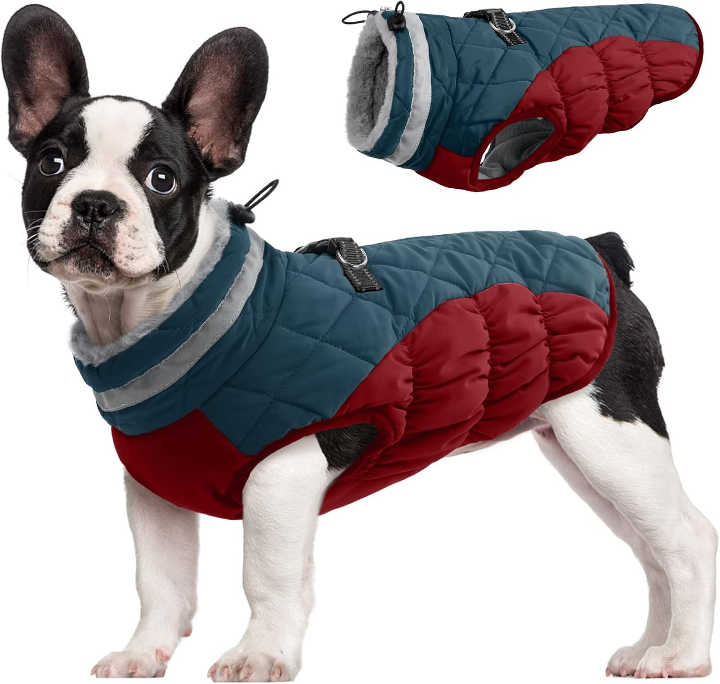 Wasserdichte Hundejacke Winter Reflektierend Fleece