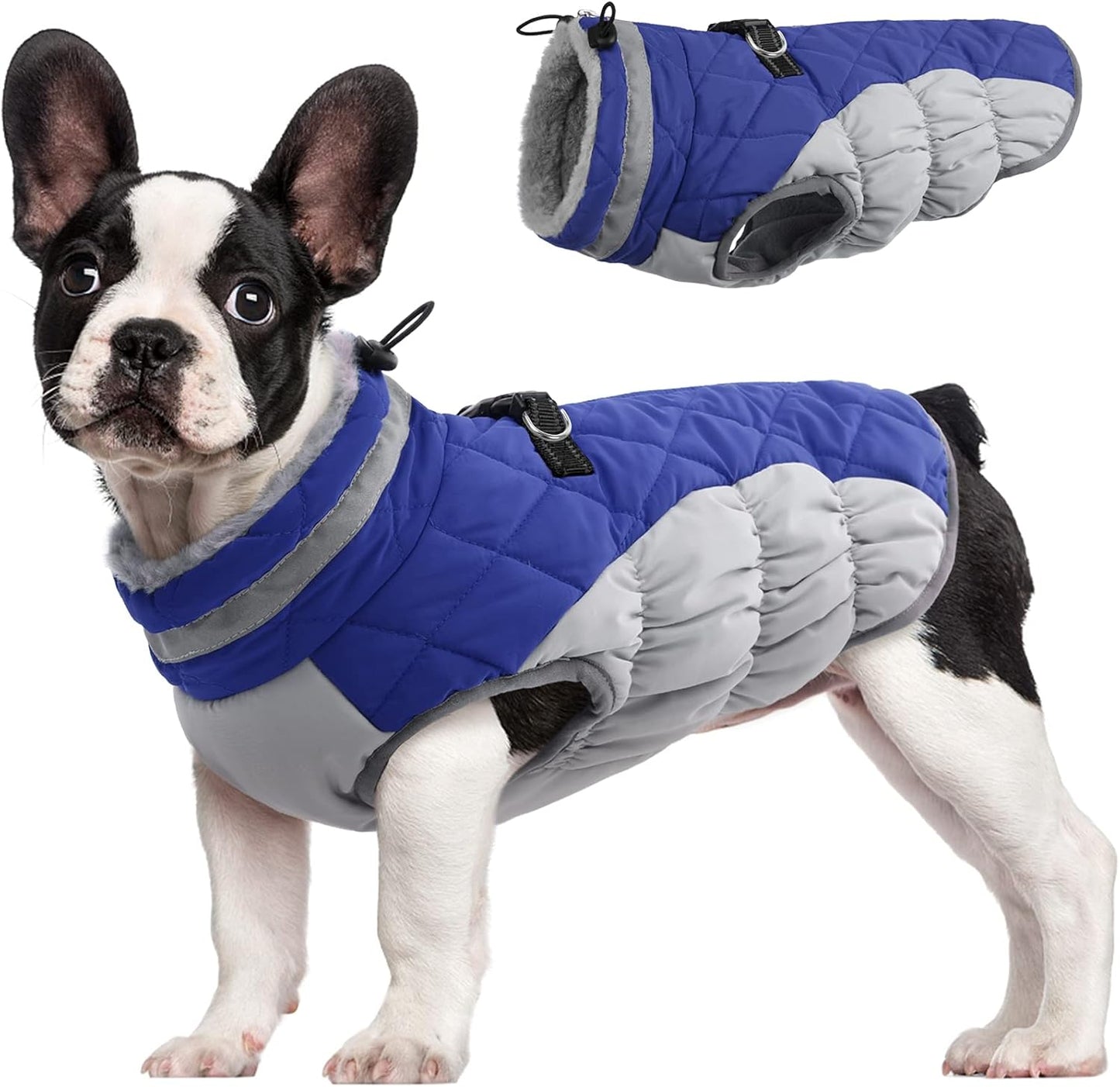 Wasserdichte Hundejacke Winter Reflektierend Fleece