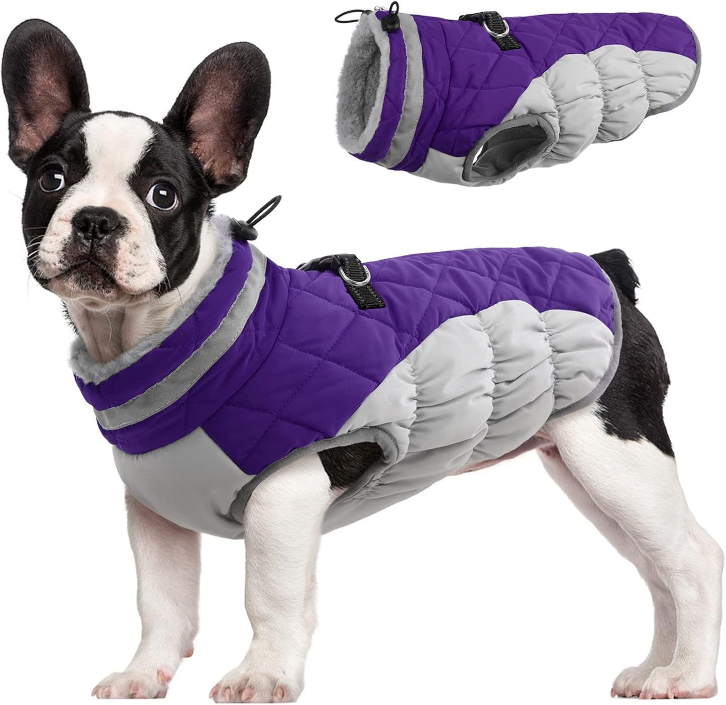 Wasserdichte Hundejacke Winter Reflektierend Fleece