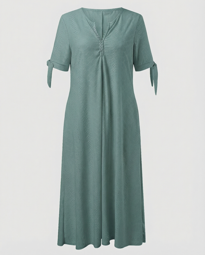 Elegantes Damen Sommerkleid Boho Stil Midi Länge