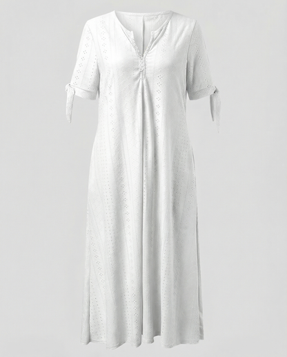 Elegantes Damen Sommerkleid Boho Stil Midi Länge
