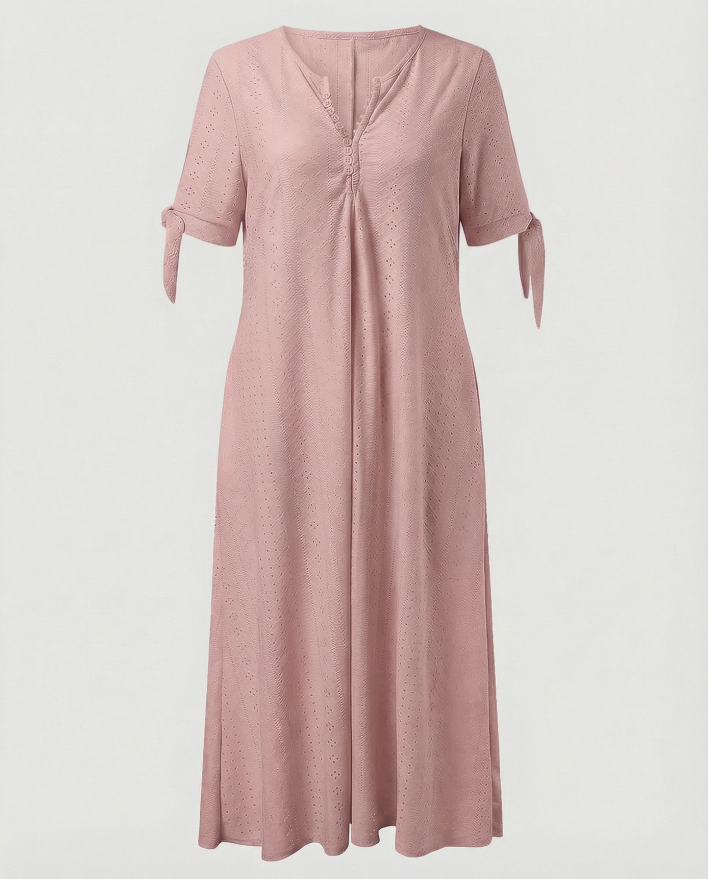 Elegantes Damen Sommerkleid Boho Stil Midi Länge