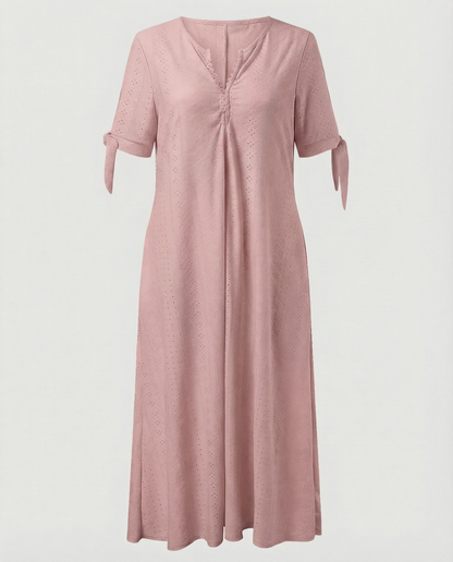Elegantes Damen Sommerkleid Boho Stil Midi Länge