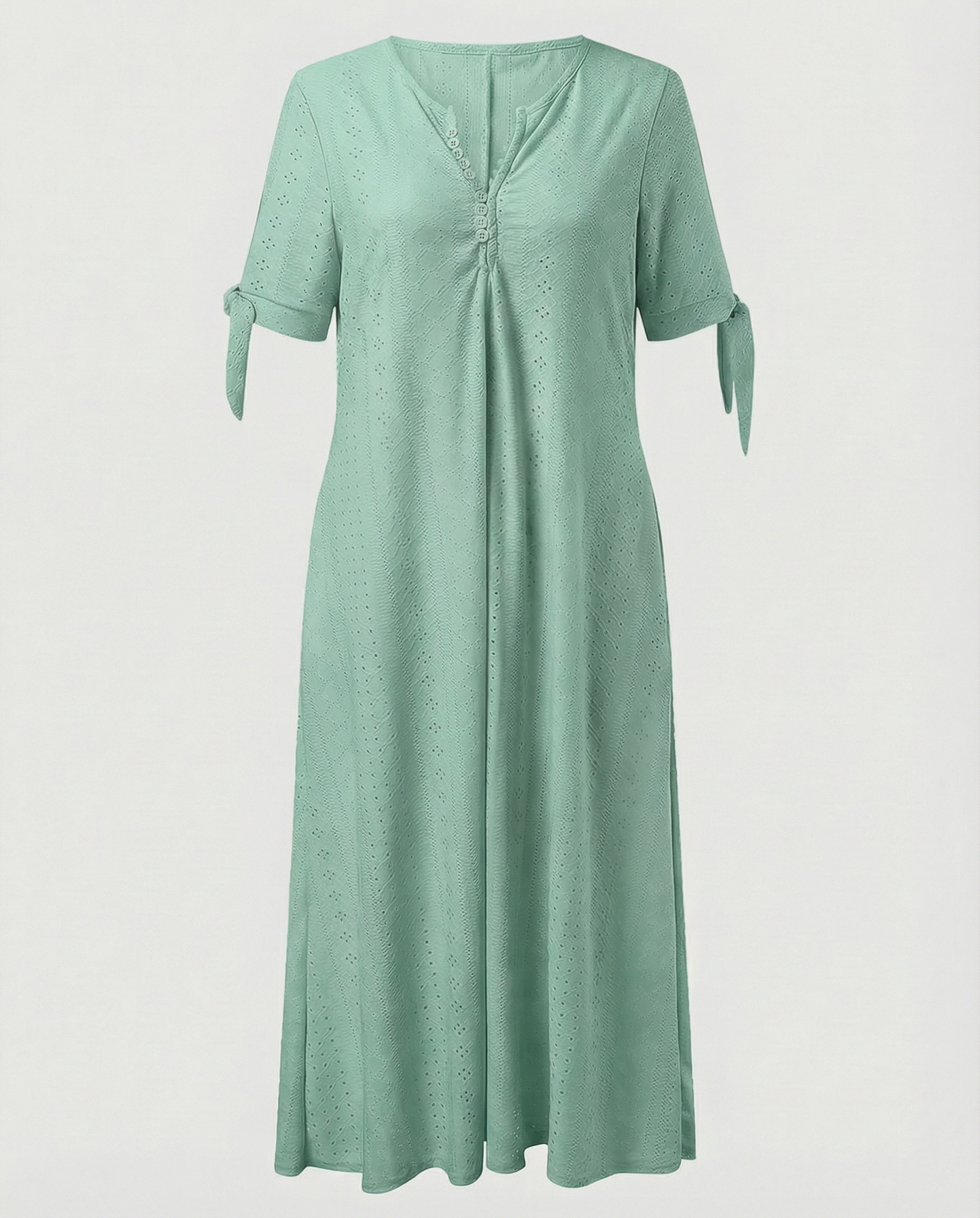 Elegantes Damen Sommerkleid Boho Stil Midi Länge