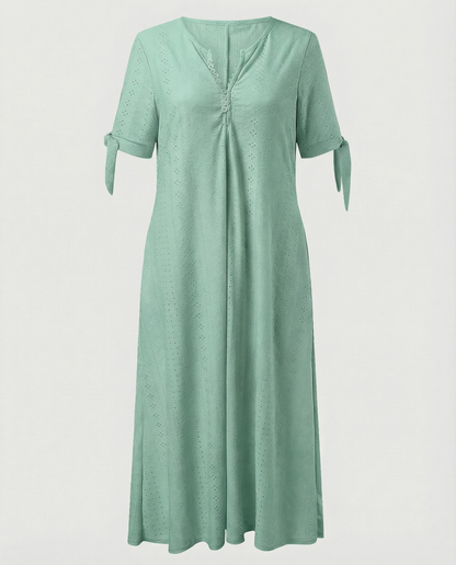 Elegantes Damen Sommerkleid Boho Stil Midi Länge