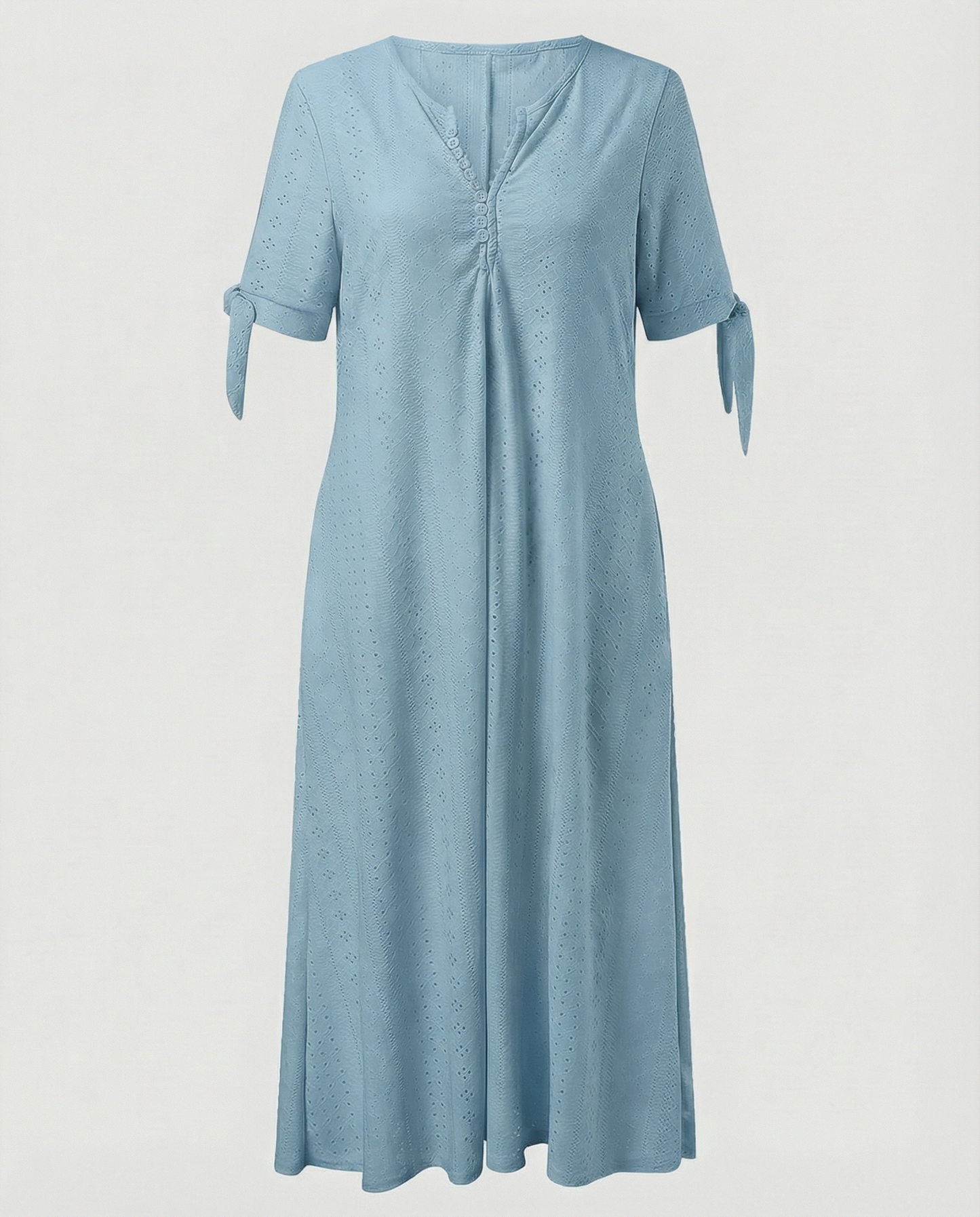 Elegantes Damen Sommerkleid Boho Stil Midi Länge