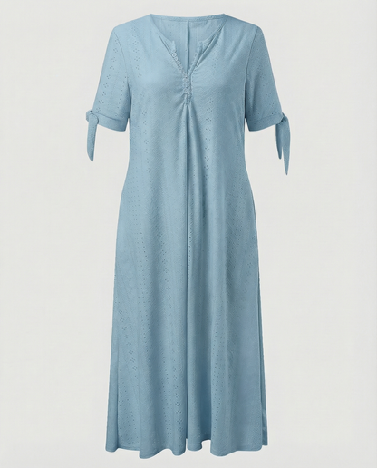 Elegantes Damen Sommerkleid Boho Stil Midi Länge