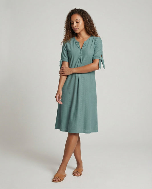 Elegantes Damen Sommerkleid Boho Stil Midi Länge - Norvielle