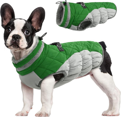 Wasserdichte Hundejacke Winter Reflektierend Fleece