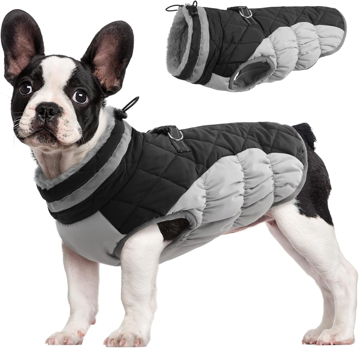 Wasserdichte Hundejacke Winter Reflektierend Fleece