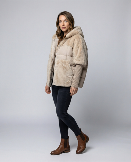 Damen Winterjacke Bequem Wärme