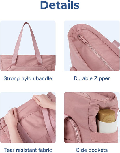 Schultertasche aus Stoff für Damen und Herren, Alltag, Büro, Reisen