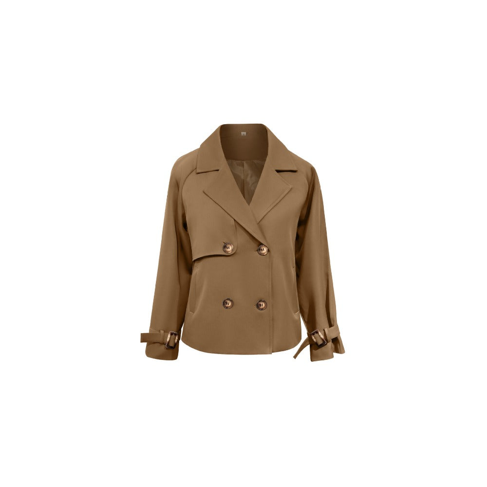 Giovanna Damen Doppelreiher Kurzjacke Mantel
