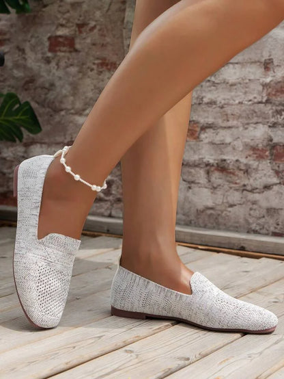 Norvielle Damen Flache Schuhe Rutschfest