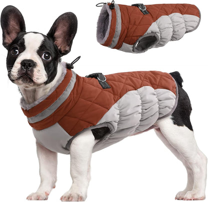Wasserdichte Hundejacke Winter Reflektierend Fleece