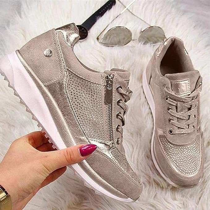 Damen Orthopädische Schuhe Reißverschluss