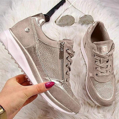 Damen Orthopädische Schuhe Reißverschluss