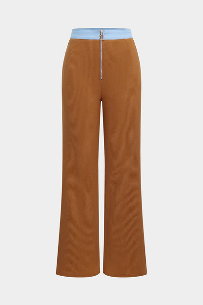 Damen Zweiteiler-Set Hemd Wide-Leg-Hose Modern
