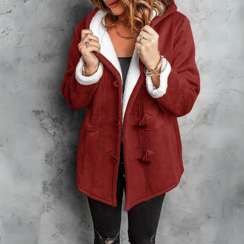Norvielle Damen Weiche Kapuzenjacke
