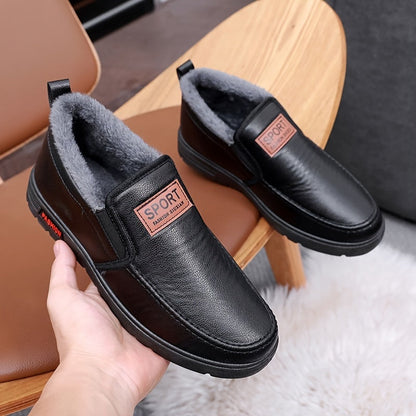 Herren Winter Slip-On Schuhe Warmfutter Mittlerer Schnitt Bequem