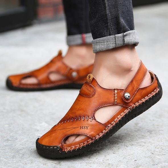 Herren Sandalen Offene Riemenform Fersenstütze