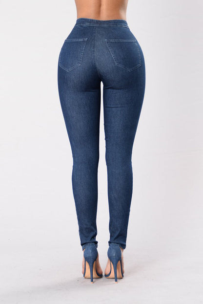 Damen Hochgeschnittene Skinny Jeans Norvielle -> Damen Skinny Jeans