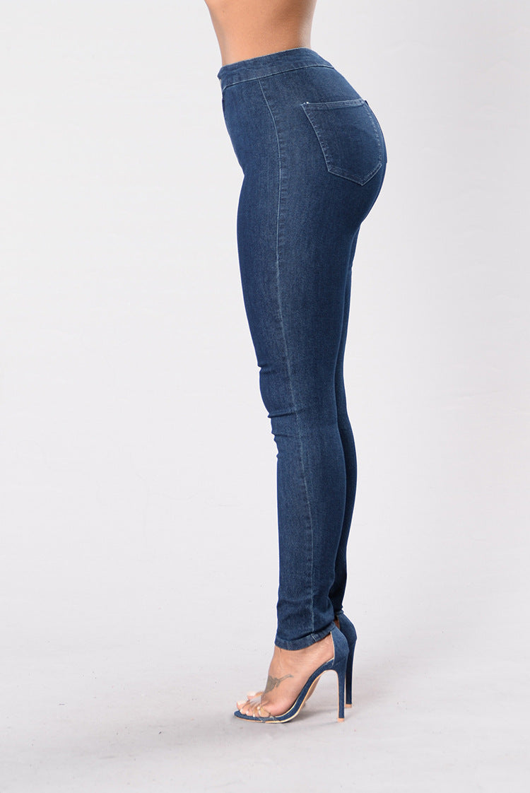 Damen Hochgeschnittene Skinny Jeans Norvielle -> Damen Skinny Jeans