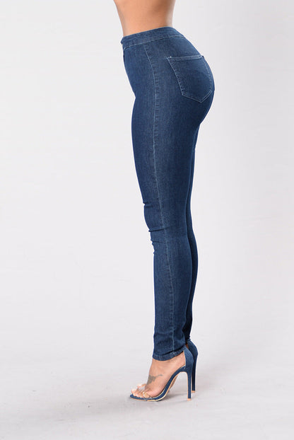 Damen Hochgeschnittene Skinny Jeans Norvielle -> Damen Skinny Jeans
