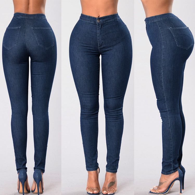 Damen Hochgeschnittene Skinny Jeans Norvielle -> Damen Skinny Jeans - Norvielle