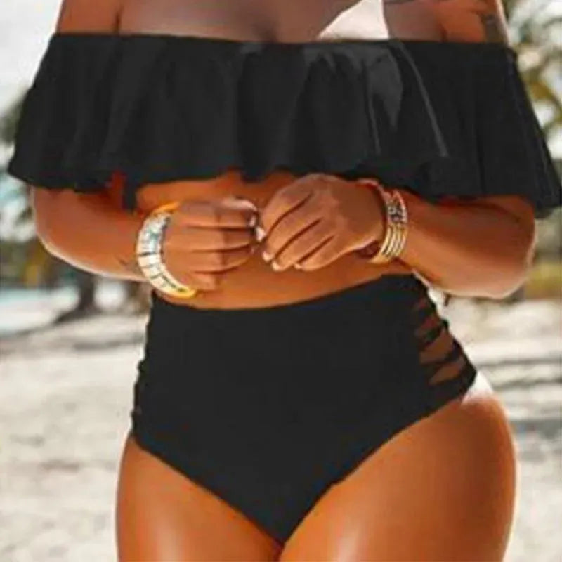 Norvielle Damenhoher Bikini Strand