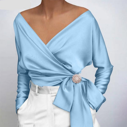 Damen Sommerbluse Leicht Elegant Bluse